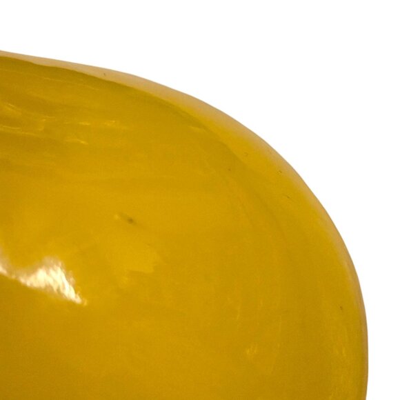 Glass Pear Handcrafted Yellow Green Fruit Figurine Sculpture 4 Inch - Picture 7 of 16